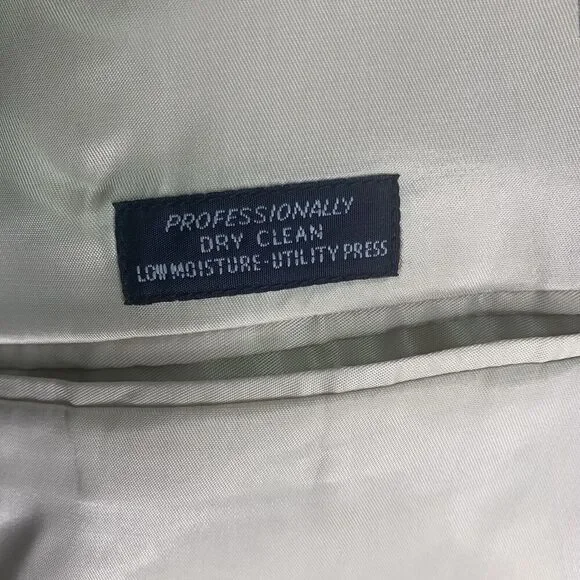 Roundtree & Yorke Silk Worsted Wool Sport Coat Mens Size 48R Beige NWT $199 - Picture 8 of 9